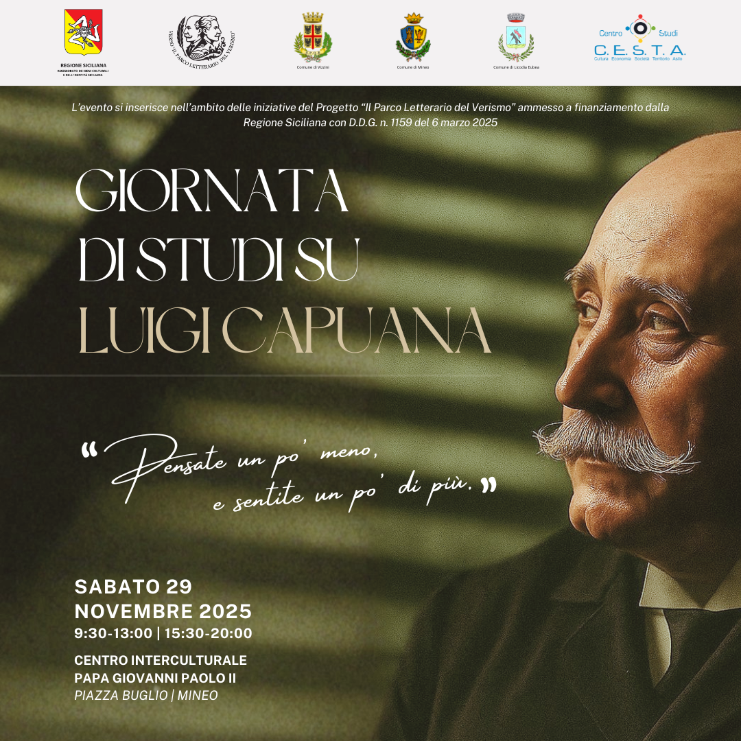 Giornata di Studi su Luigi Capuana