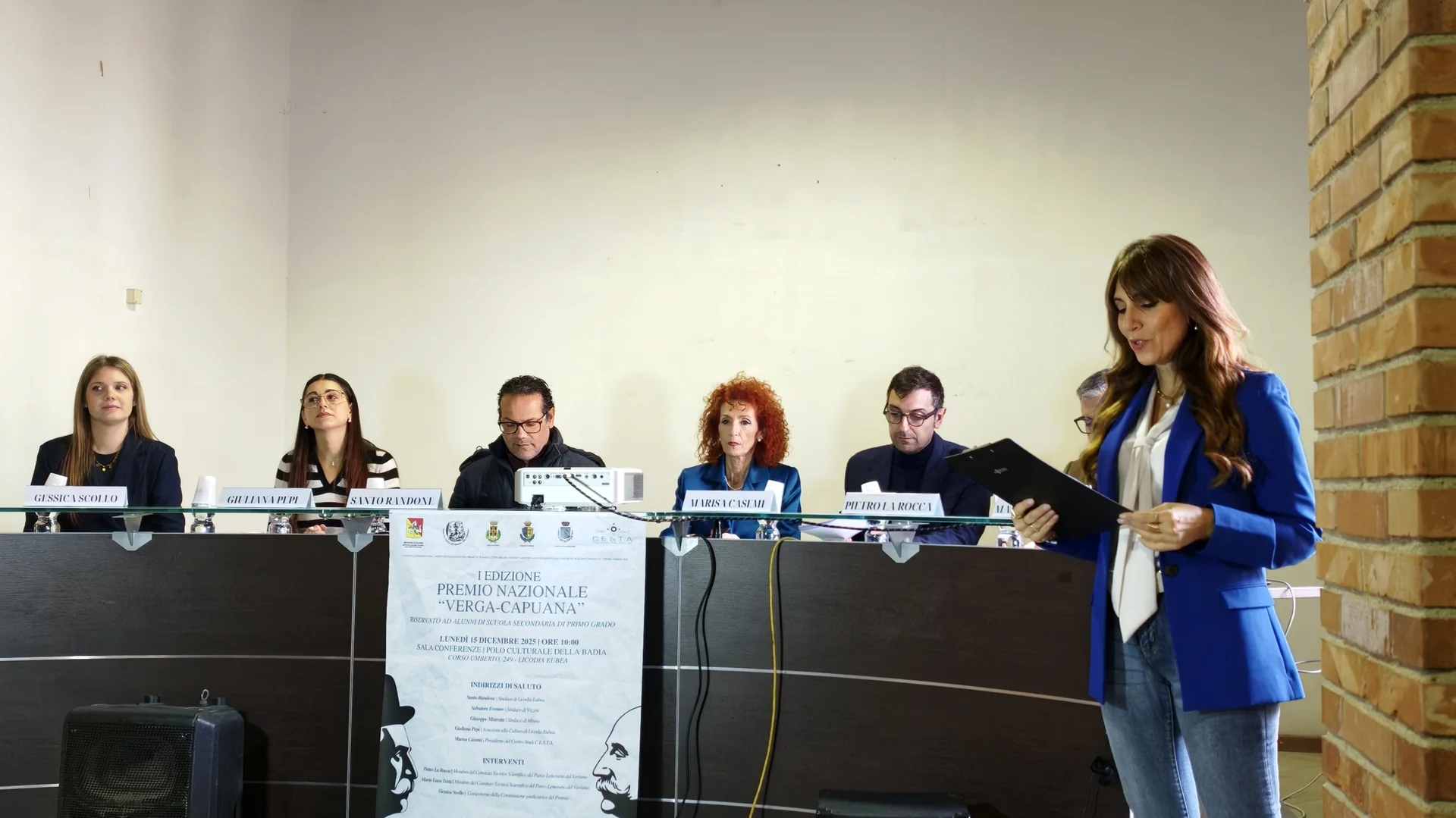 Grande successo per la I Edizione del Premio Nazionale "Verga-Capuana" Premiata la poesia "Giaciglio rosso" nella cerimonia di Licodia Eubea