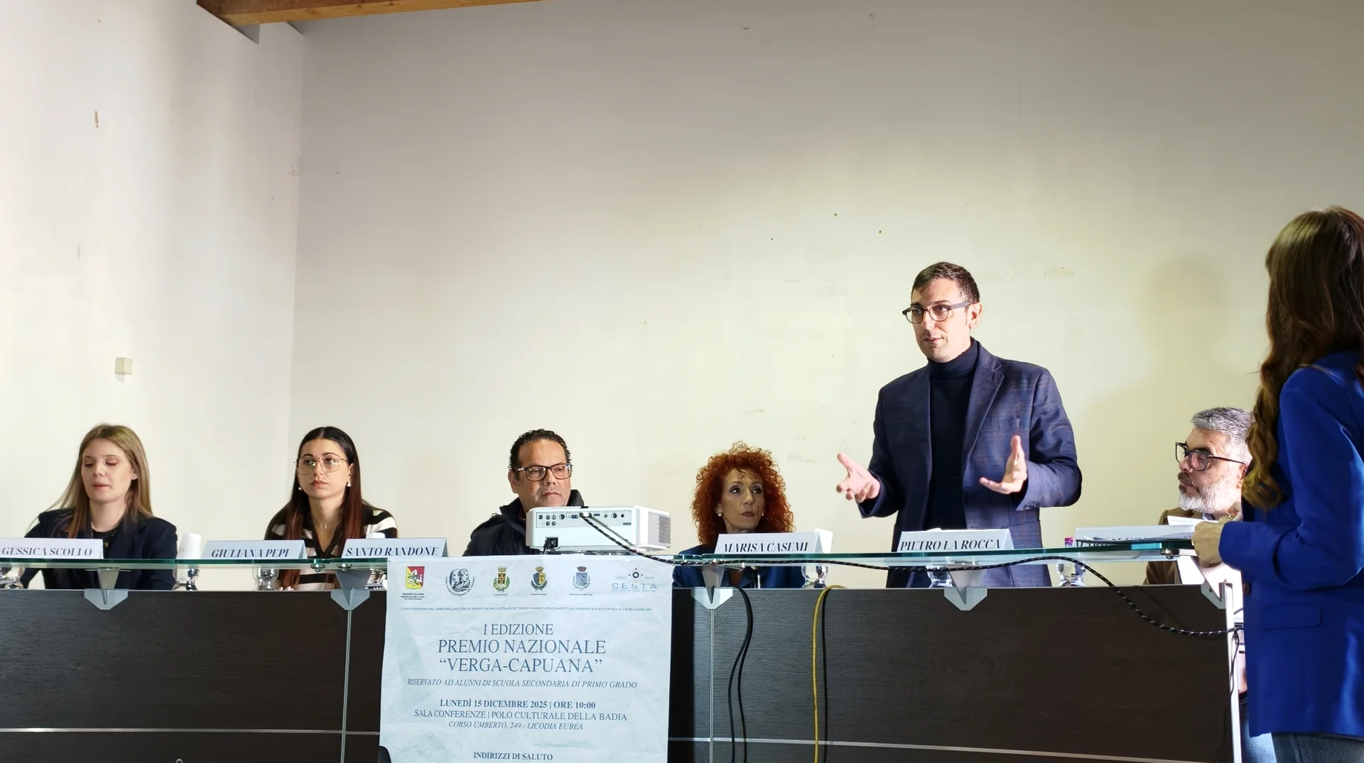 Grande successo per la I Edizione del Premio Nazionale "Verga-Capuana" Premiata la poesia "Giaciglio rosso" nella cerimonia di Licodia Eubea