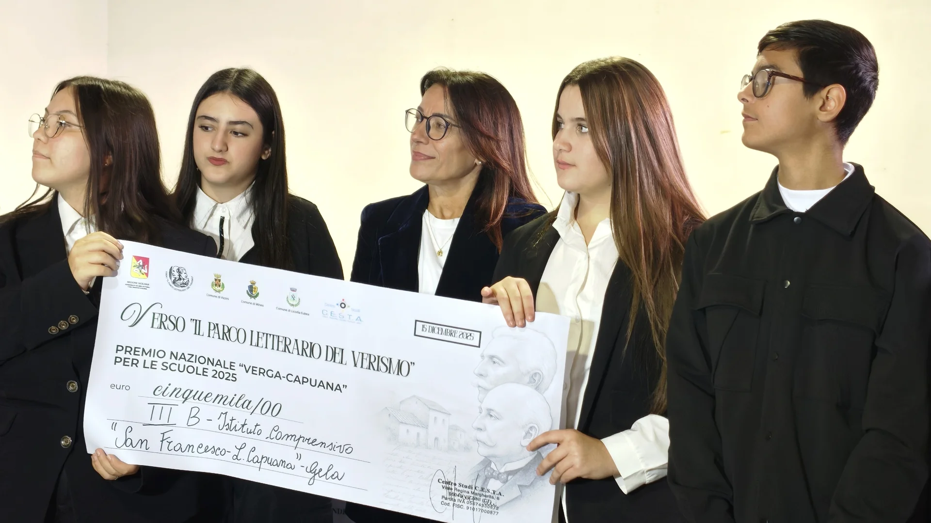 Grande successo per la I Edizione del Premio Nazionale "Verga-Capuana" Premiata la poesia "Giaciglio rosso" nella cerimonia di Licodia Eubea