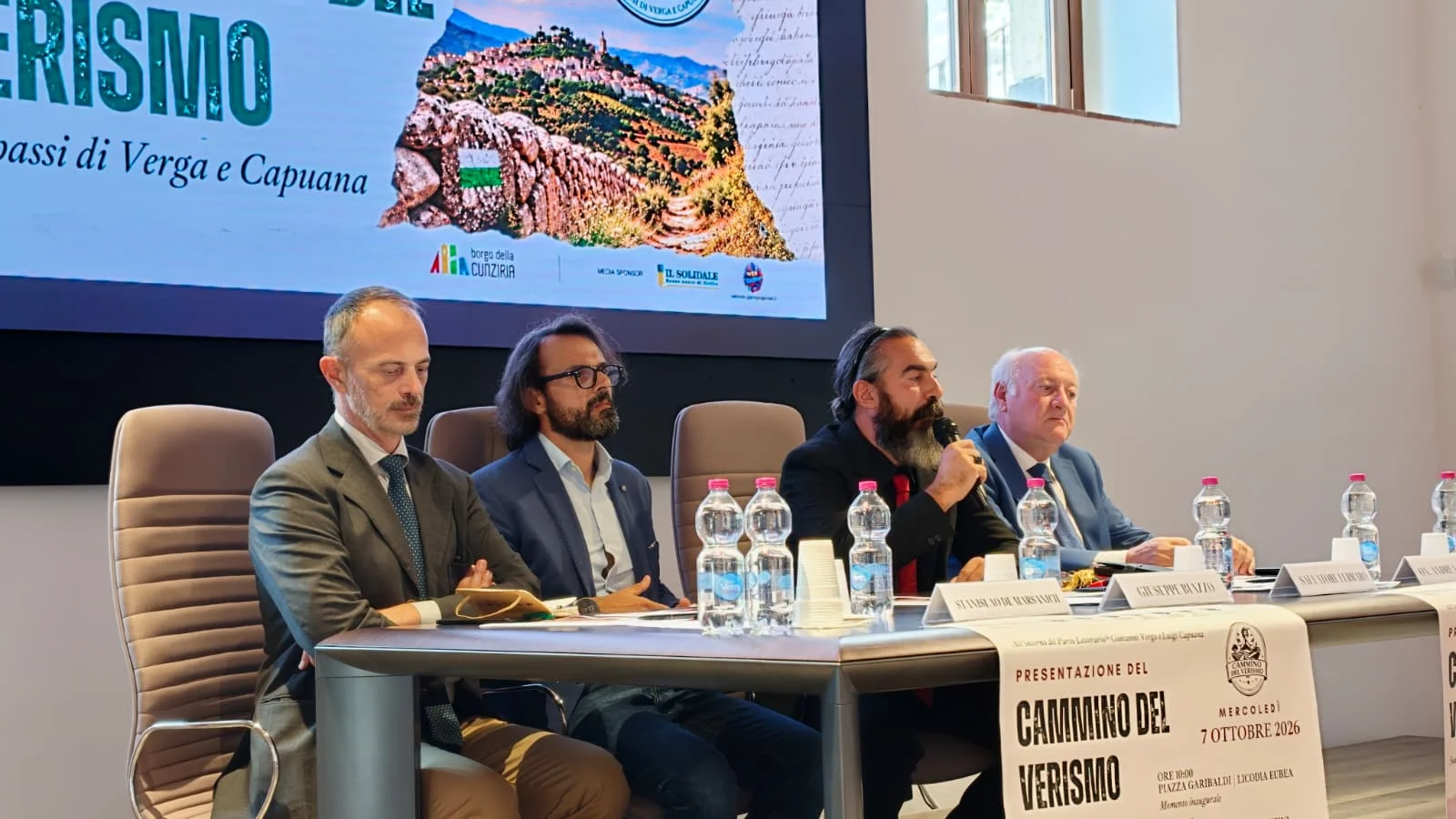 Cammino del Verismo inaugurato: 110 chilometri sulle tracce di Verga e Capuana tra sei Comuni