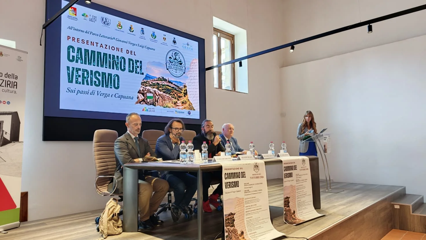Cammino del Verismo inaugurato: 110 chilometri sulle tracce di Verga e Capuana tra sei Comuni
