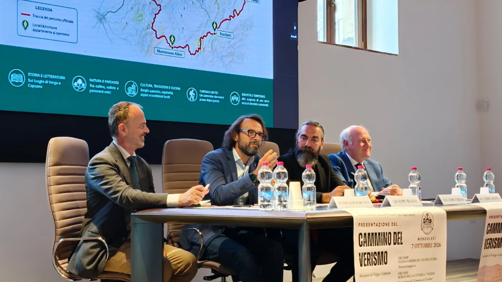 Cammino del Verismo inaugurato: 110 chilometri sulle tracce di Verga e Capuana tra sei Comuni
