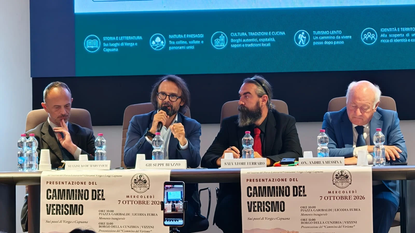 Cammino del Verismo inaugurato: 110 chilometri sulle tracce di Verga e Capuana tra sei Comuni