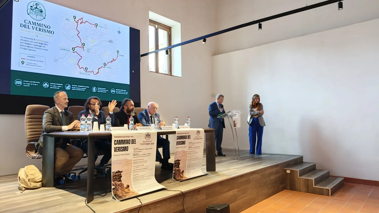 Cammino del Verismo inaugurato: 110 chilometri sulle tracce di Verga e Capuana tra sei Comuni
