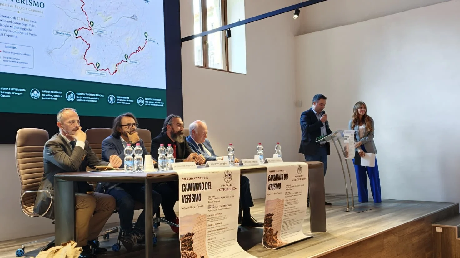 Cammino del Verismo inaugurato: 110 chilometri sulle tracce di Verga e Capuana tra sei Comuni