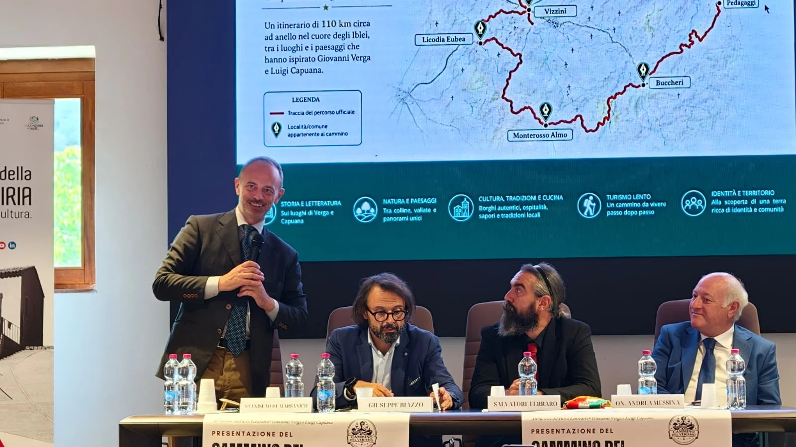 Cammino del Verismo inaugurato: 110 chilometri sulle tracce di Verga e Capuana tra sei Comuni