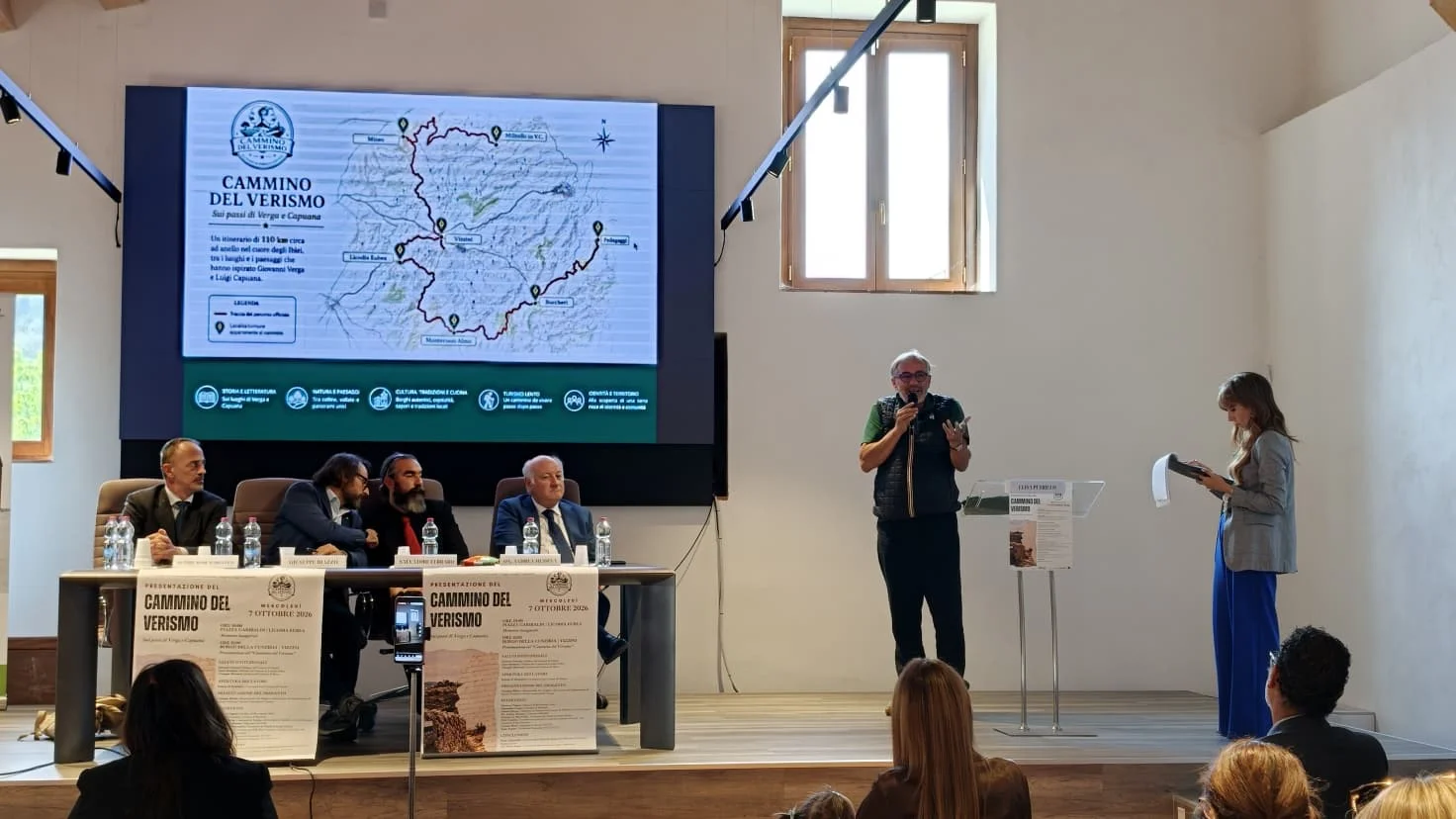Cammino del Verismo inaugurato: 110 chilometri sulle tracce di Verga e Capuana tra sei Comuni